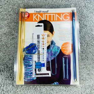 Boye I Taught Myself Knitting Craft Kit Tools Patterns Instructions 18 Projects